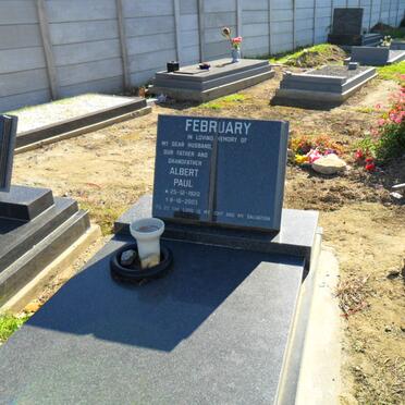 FEBRUARY Albert Paul 1920-2003