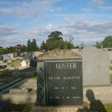 GUNTER Pieter Albertus -1966