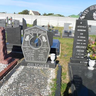 GILIOMEE Daniel Jacobus 1928-1996 &amp; Wilhelmina Christina 1935-1995