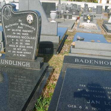 GRUNDLINGH Johannes Nicolaas 1939-1988