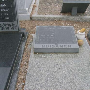 HUISAMEN Willie M. 1909-1982