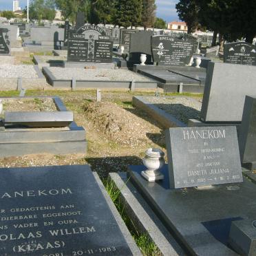 HANEKOM Daneta Juliana 1955-1973