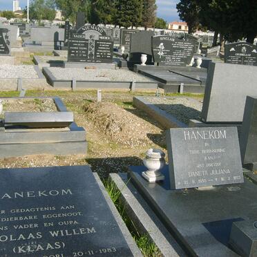 HANEKOM Daneta Juliana 1955-1973