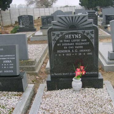 HEYNS Hendrik S.G. 1923-1982
