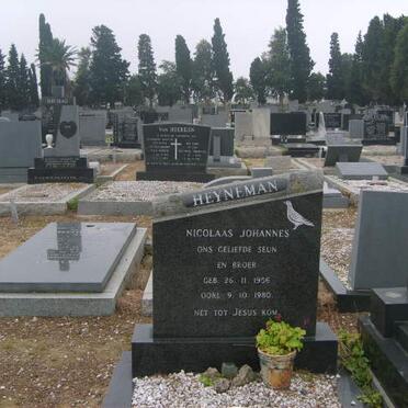 HEYNEMAN Nicolaas Johannes 1956-1980