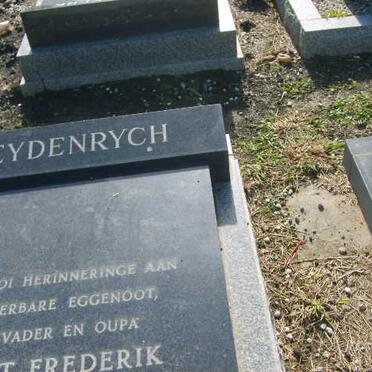 HEYDENRYCH Frederik 1898-1987 &amp; Johanna Hendrina LE ROUX formerly HEYDENRYCH nee JAMNECK 1907-2004
