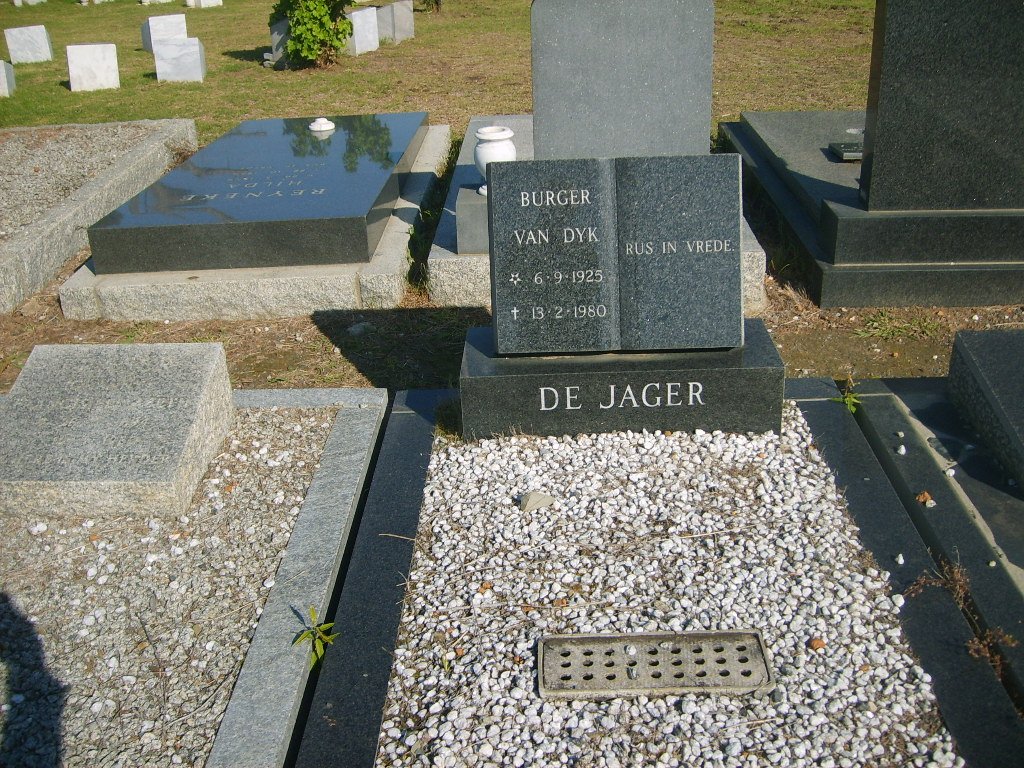 JAGER Burger Van Dyk, de 1925-1980