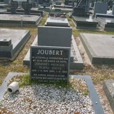 JOUBERT Johannes Nicolaas Rudolf 1945-1989