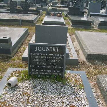 JOUBERT Johannes Nicolaas Rudolf 1945-1989
