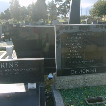 JONGH Johannes Carel, de 1941-1973