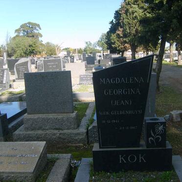 KOK Magdalena Georgina nee GELDENHUYS 1941-