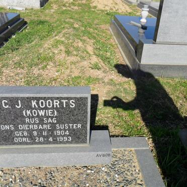 KOORTS C.J. 1904-1993
