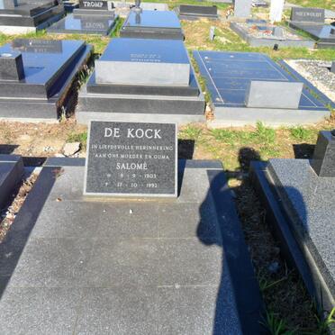 KOCK Salomé, de 1903-1992