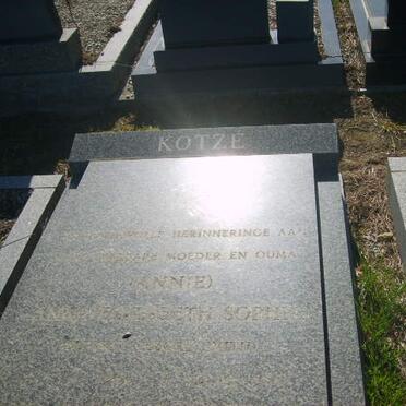 KOTZE Anna Elizabeth Sophia ??-??