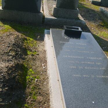 KOTZE Gerhardus Cornelis 1893-1977 &amp; Susanna Magdelena 1903-1965