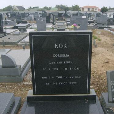 KOK Cornelia nee VAN EEDEN 1897-1983