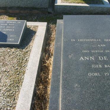 KOCK Ann, de nee BASSON -1977