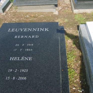 LEUVENNINK Bernard 1918-1988 &amp; Helene 1923-2006