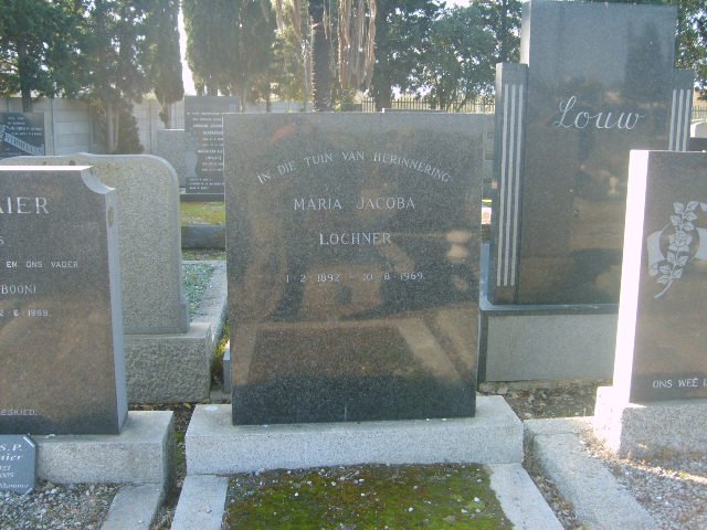 LOCHNER Maria Jacoba 1892-1969