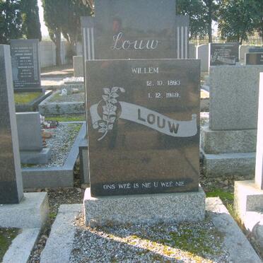 LOUW Willem 1893-1969