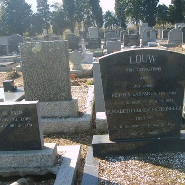 LOUW Petrus Casparus 1898-1973 &amp; Elizabeth Louisa Petronella 1901-1973