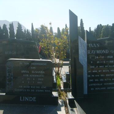 LINDE Anna Susanna nee ACKERMANN 1905-1985