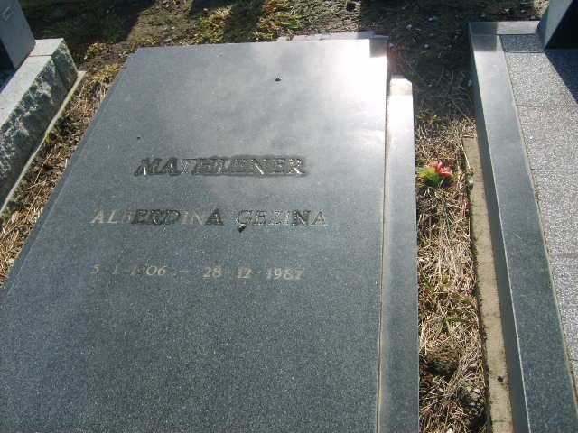 MATH??NER Alberdina Gezina 1906-1987