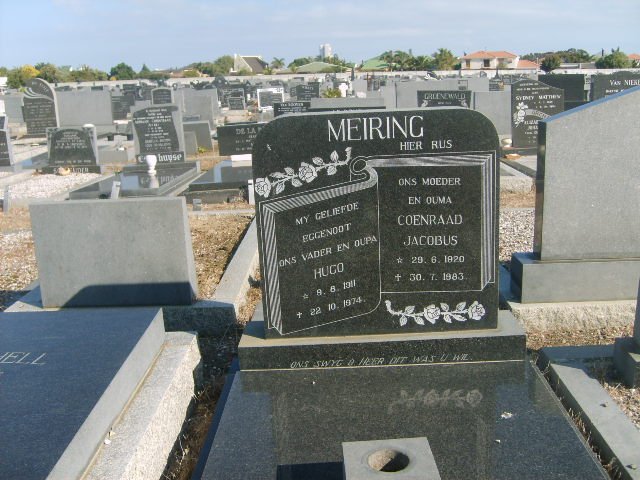 MEIRING Hugo 1911-1974 &amp; Coenraad Jacobus 1920-1983