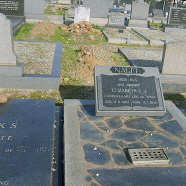 NAGEL Elizabeth C.J. formerly GROBBELAAR nee DE WAAL 1907-1975