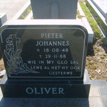 OLIVER Pieter Johannes 1948-1988