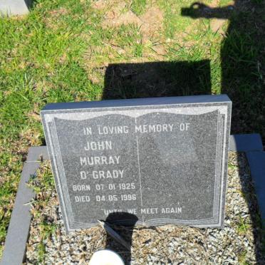 O'GRADY John Murray 1925-1996