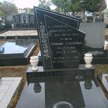 OOSTERHUIZEN Gerhard 1954-1975