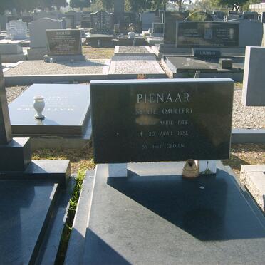 PIENAAR Nellie nee MULLER 1913-1981