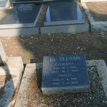 PLESSIS Catherina, du 1886-1964 :: DU PLESSIS Amalia 1884-1965