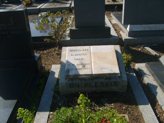 PLESSIS Hercolaas Albertus, du 1904-1977