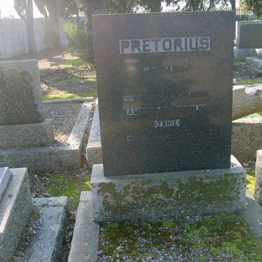 PRETORIUS Anthonie Petrus ?-1967