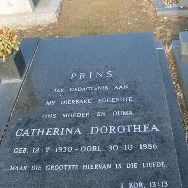 PRINS Catherina Dorothea 1930-1986