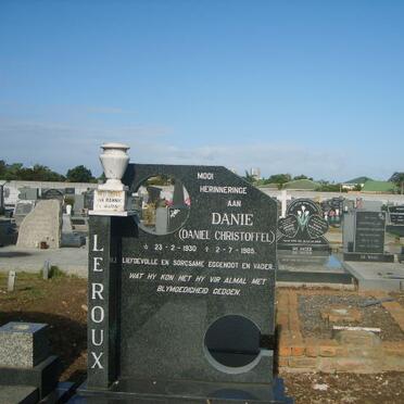 ROUX Daniel Christoffel, le 1930-1985