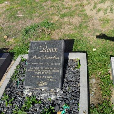 ROUX Paul Jacobus 1951-1998