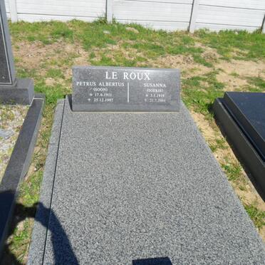 ROUX Petrus Albertus, le 1911-1997 &amp; Susanna 1919-2004