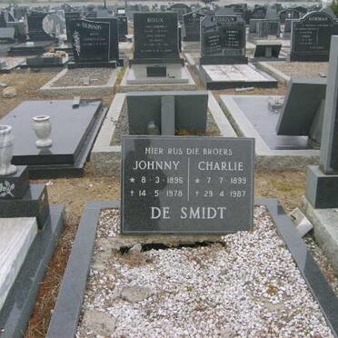 SMIDT Johnny, de 1896-1978 :: DE SMIDT Charlie 1899-1987