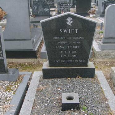 SWIFT Anna Elizabeth 1916-1979