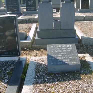 SLABBERT Edward Daniel 1897-1970 &amp; Margaretha Maria LE ROUX 1903-1989