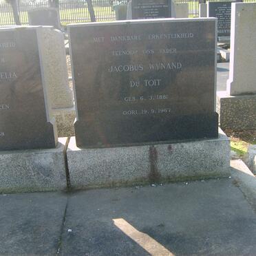 TOIT Jacobus Wynand de 1881-1967