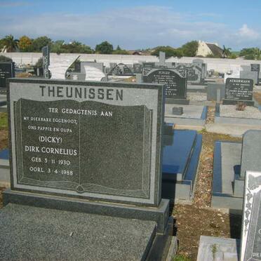 THEUNISSEN Dirk Cornelius 1930-1988