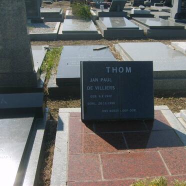 THOM Jan Paul De Villiers 1942-1999