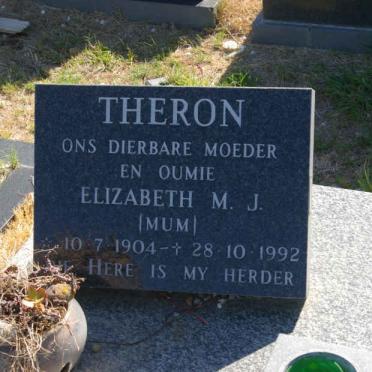 THERON Elizabeth M.J. 1904-1992