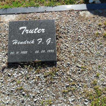 TRUTER Hendrik F.G. 1922-1995