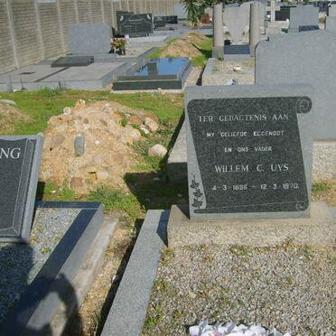 UYS Willem C. 1896-1970