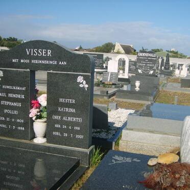 VISSER Paul Hendrik Stephanus 1909-1988 &amp; Hester Katrina ALBERTS 1918-2001